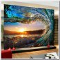 Custom Photo Wallpaper 3D Balcony Forest Lake Space Wall Mural Modern Living