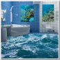 Custom Photo Wallpaper 3D Balcony Forest Lake Space Wall Mural Modern Living