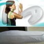 Seat Back Protector Baby Side Sleeper Pil U Shape PP Cotton White Pillow Side