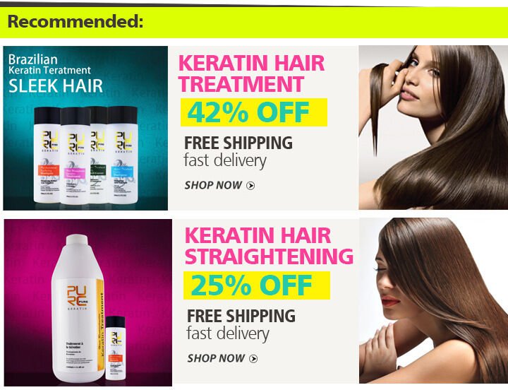 Brazilian Keratin Treatment 5% Hair Straightening 4Pcs Purifying