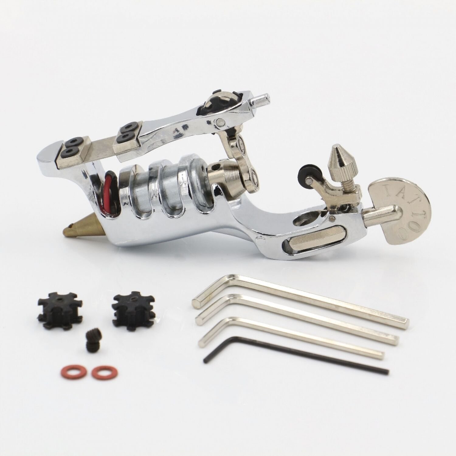 Sliver Primus Rotary Tattoo Machine Shader Liner Motor Gun Tattoo Gun Steel