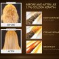 Keratin Hair Treatment 3.7% Gold Therapy 24K Smoothing Care Fibers Shine Hair