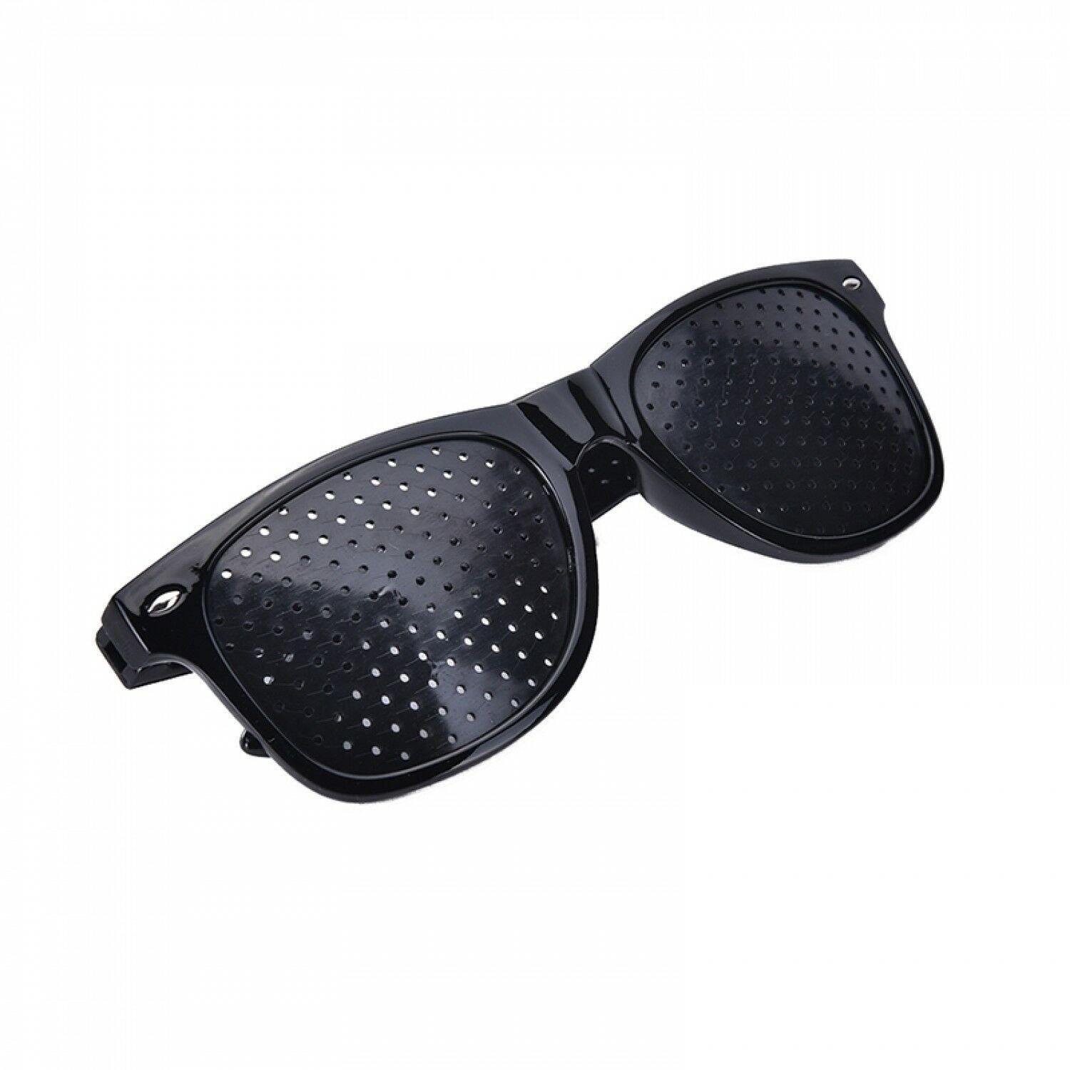 Black Unisex Vision Care Pin hole Eyeglasses Pinhole Glasses Eye Exercise New