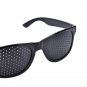 Black Unisex Vision Care Pin hole Eyeglasses Pinhole Glasses Eye Exercise New