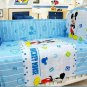 Promotion! 6/7PCS Cartoon Baby Bedding Set Cartoon Crib Bedding Set 100% Cotton