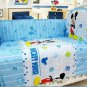 Promotion! 6/7PCS Cartoon Baby Bedding Set Cartoon Crib Bedding Set 100% Cotton
