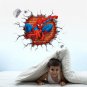 Spiderman Cartoon Sticker 45*50CM 3D Movie Home Decal Wall Sticker Kids Room