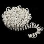 1 Yard Luxury Rhinestone Crystal Beaded Ribbon Lace Trim Sewing Craft Wedding