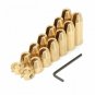 14 Pcs Motorcycle Reusable Brass Wheel Spoke Balance Weights Refill Kits