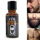 Beard Growth Oil 20ML Mustache Fast Grow 100% Natural Serum Eyebrow Essence Sale