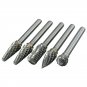 Tungsten Carbide Rotary Burr Set Cutter Shank Bit Engraving Drill Bits Files
