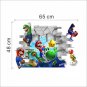 3D View Cartoon Art Wall Stickers Wall Super Mario Bros Boy Room Kids Art Decal