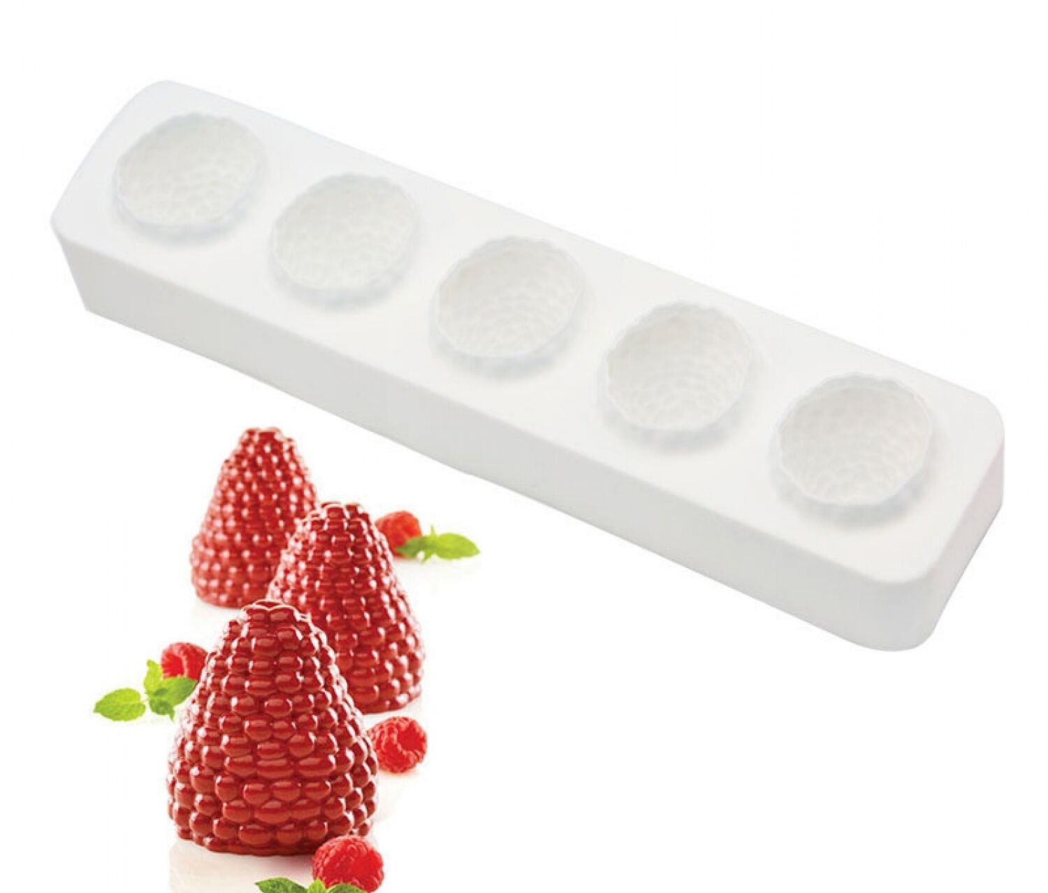 Silicone Mold 3D Raspberry Shape Baking Cake Tool For Ice Cream Chocolates Bake
