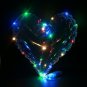 Led Light Heart Balloon Balloons Up Party Decoration Birthday Shape Wedding New