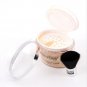Face Makeup Bringten Smooth Loose Powder 2pcs With Brush Glitter Gold Eyeshadow