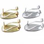 100 Pieces Earring Posts For Jewelry Findings Fingernail Post Silver Gold Color