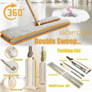 Mops Hard Floor Double Sided Flat Magic Mop Hand Push Sweepers Telescopic D0517