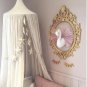 Cute 3D Gold Crown Swan Wall Art Hanging Girl Swan Doll Stuffed Toy Animal Head