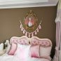 Cute 3D Gold Crown Swan Wall Art Hanging Girl Swan Doll Stuffed Toy Animal Head