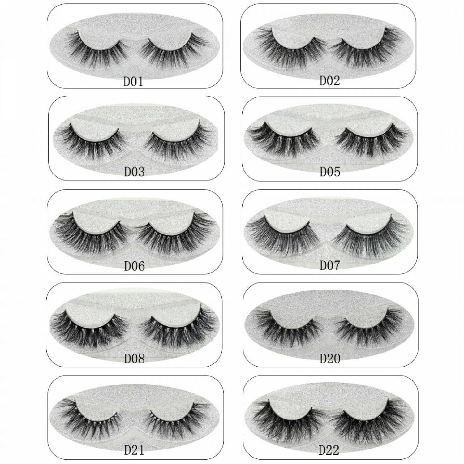 Lash Mink Eyelashes 3D Mink Hair Lashes Wholesale 100% Real Mink Fur Handmade