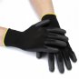 New Arrival 12 Pairs Black Nylon PU Safety Work Gloves Builders Grip For Palm