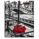 Rose Frameless Painting By Numbers DIY Digital Canvas Oil Painting Home Acrylic