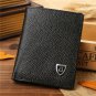 Genuine leather man short Wallets Small Size Men's Wallets Credit Card Holder