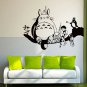 DIY Totoro Wall Stickers For Kids Room Cartoon My Neighbor Totoro Wallpaper Home
