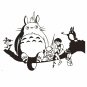DIY Totoro Wall Stickers For Kids Room Cartoon My Neighbor Totoro Wallpaper Home