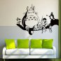 DIY Totoro Wall Stickers For Kids Room Cartoon My Neighbor Totoro Wallpaper Home