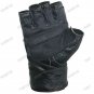 Men Gym BodyBuilding powerlifting Leather Fitness Gloves Sports Workout Exercise