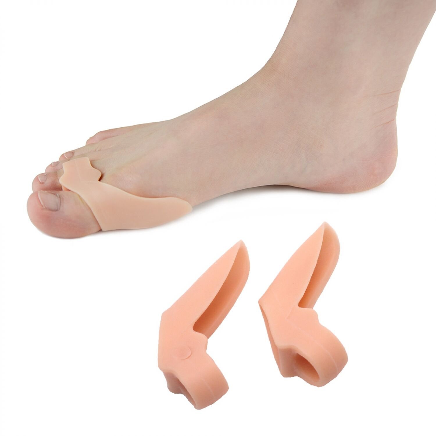 Special Hallux Valgus 2pcs Thumb Orthopedic Braces to Correct Orthotics Silicone
