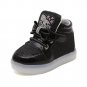 LED Hello Kitty Sneakers Tennis Shoes  Lace Up Luminous Light Lace Up Kids Shoes