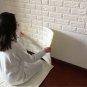 3D Modern Brick Wallpaper Vinyl Wall Cover Living Dining Room Background Design