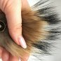 Real Nature Raccoon Fur Pompon Keychain With Button Soft Fox Fur Ball Pompoms