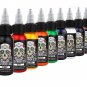 Professional Tattoo Ink 30ml/bottle Pigment High Quality Body Tattoo Art 9Colors