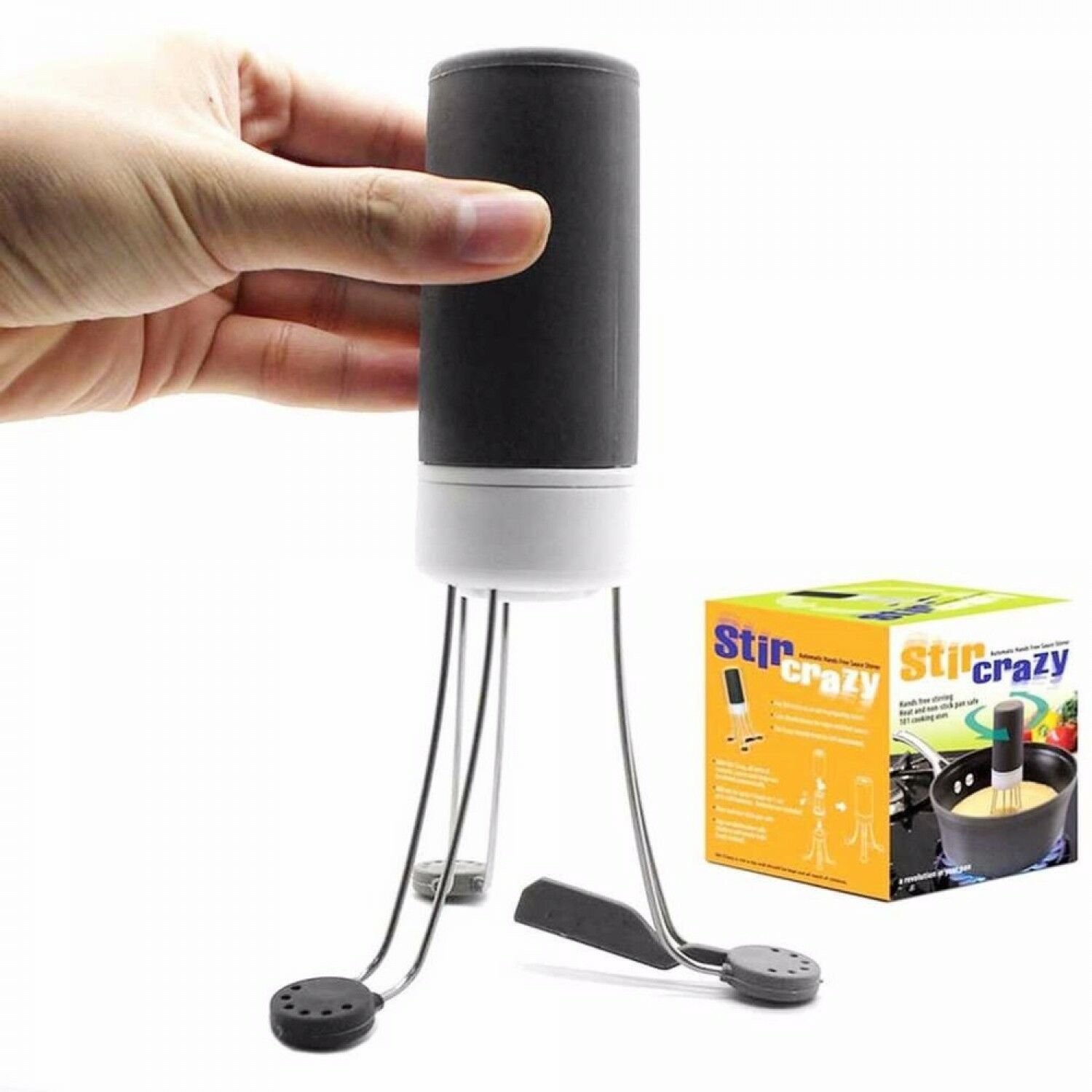 3 Speed Gear Automatic Stir Crazy Stick Blender Mixer Automatic Hands Free Tool
