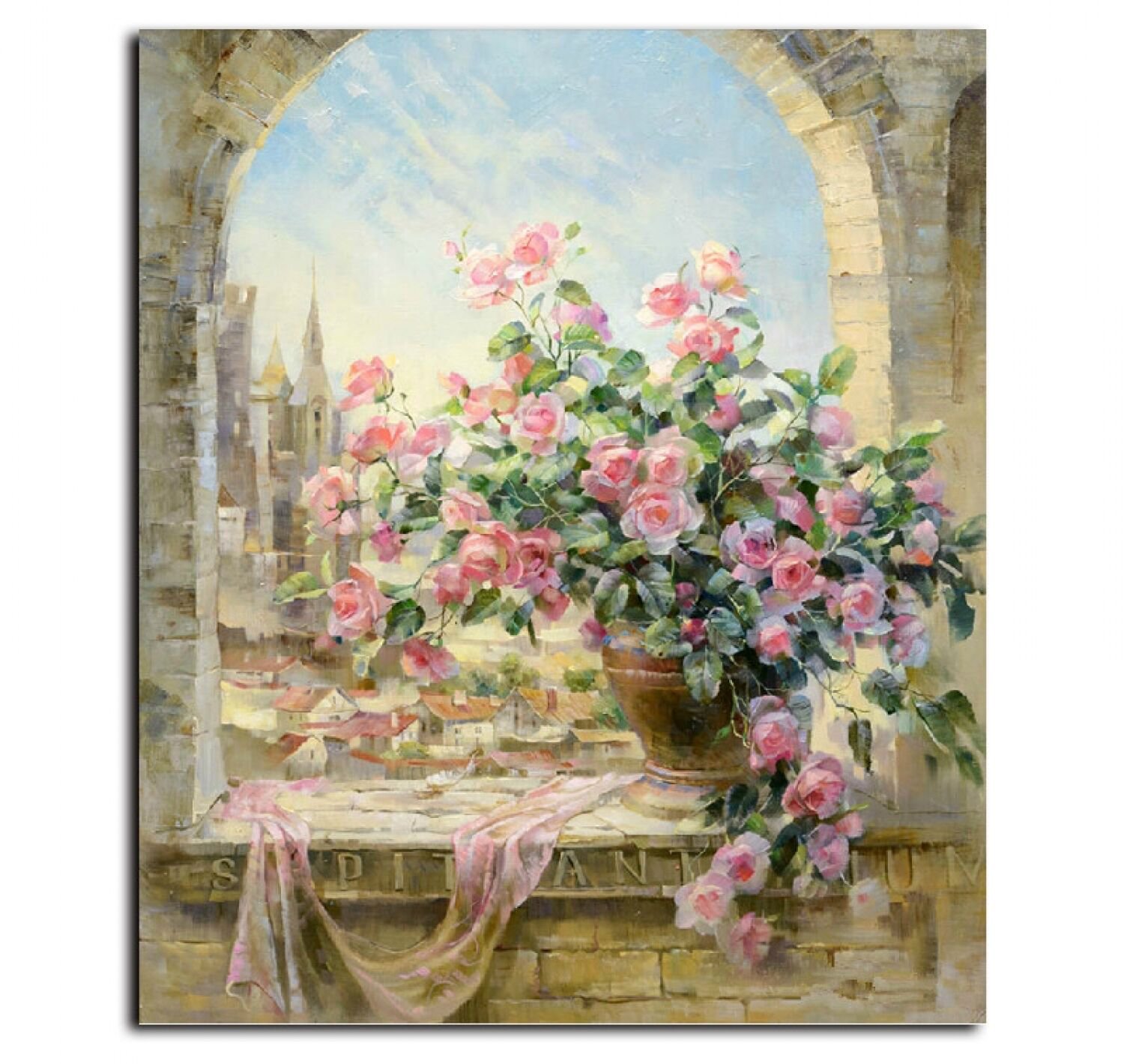 Frameless Pictures Wall Art DIY Painting By Numbers Hand Painted Oil On Canvas