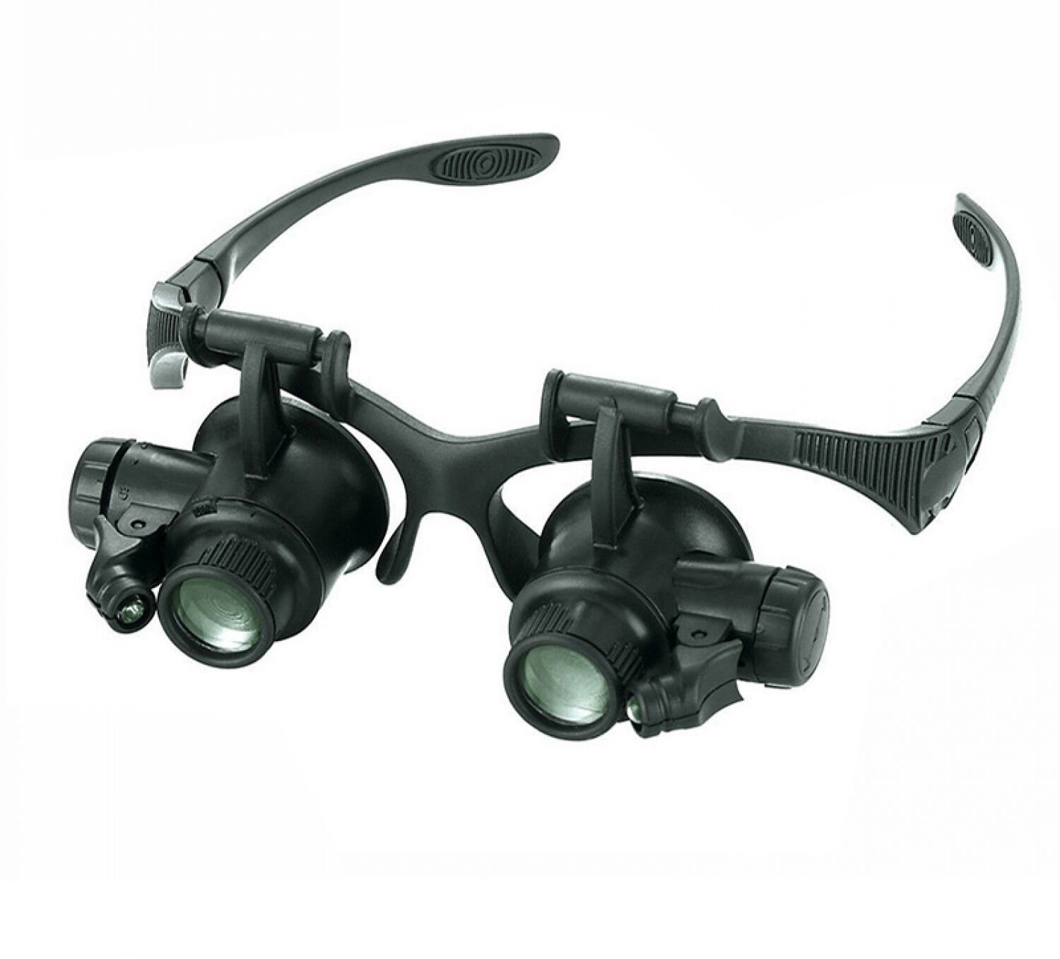 Magnifier Watchmaker Headband 10X 15X 20X 25X LED Light Glasses Jewelry Optical