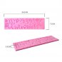 Israel Hebrew Letters Silicone Mold Shape Cake Decorating Tools Fondant Long