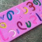 Israel Hebrew Letters Silicone Mold Shape Cake Decorating Tools Fondant Long