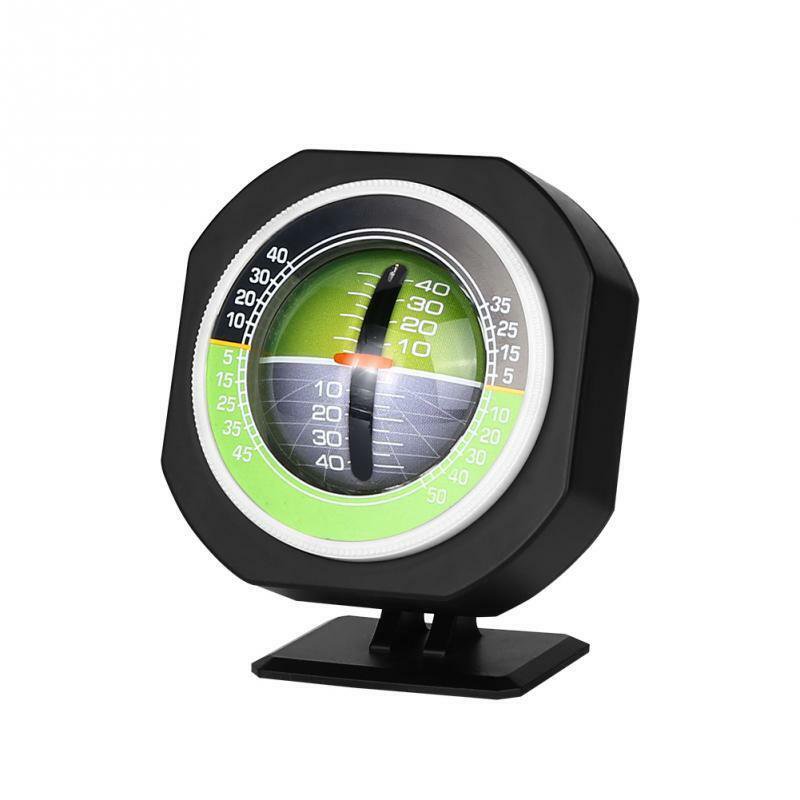 Car Compass Meter Level Inclinometer Angle Gradient High Precision Built-In LED