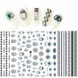 Type Etc 4 1 Geometry Manicure Type Nail Sticker Nail Women Fashion Eye