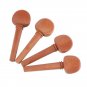High quality 1Set Jujube Violin Parts Chinrest Drawplates Knob Tailpiece And Peg