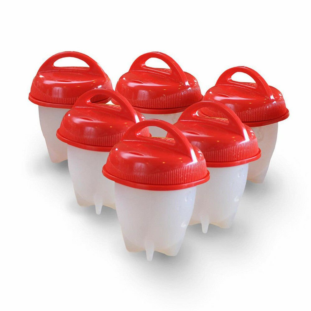 Egglettes Egg Cooker Hard Boiled Eggs without the Shell For Egg Tools Pack New
