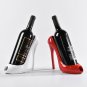 Wine Holder Bottle Shoe Heel High Gift Caddy Red Decorative Wine Rack Practical