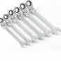 8-13mm Flexible Head Ratchet Spanner Combination Wrench A Set Of Keys Gear Ring