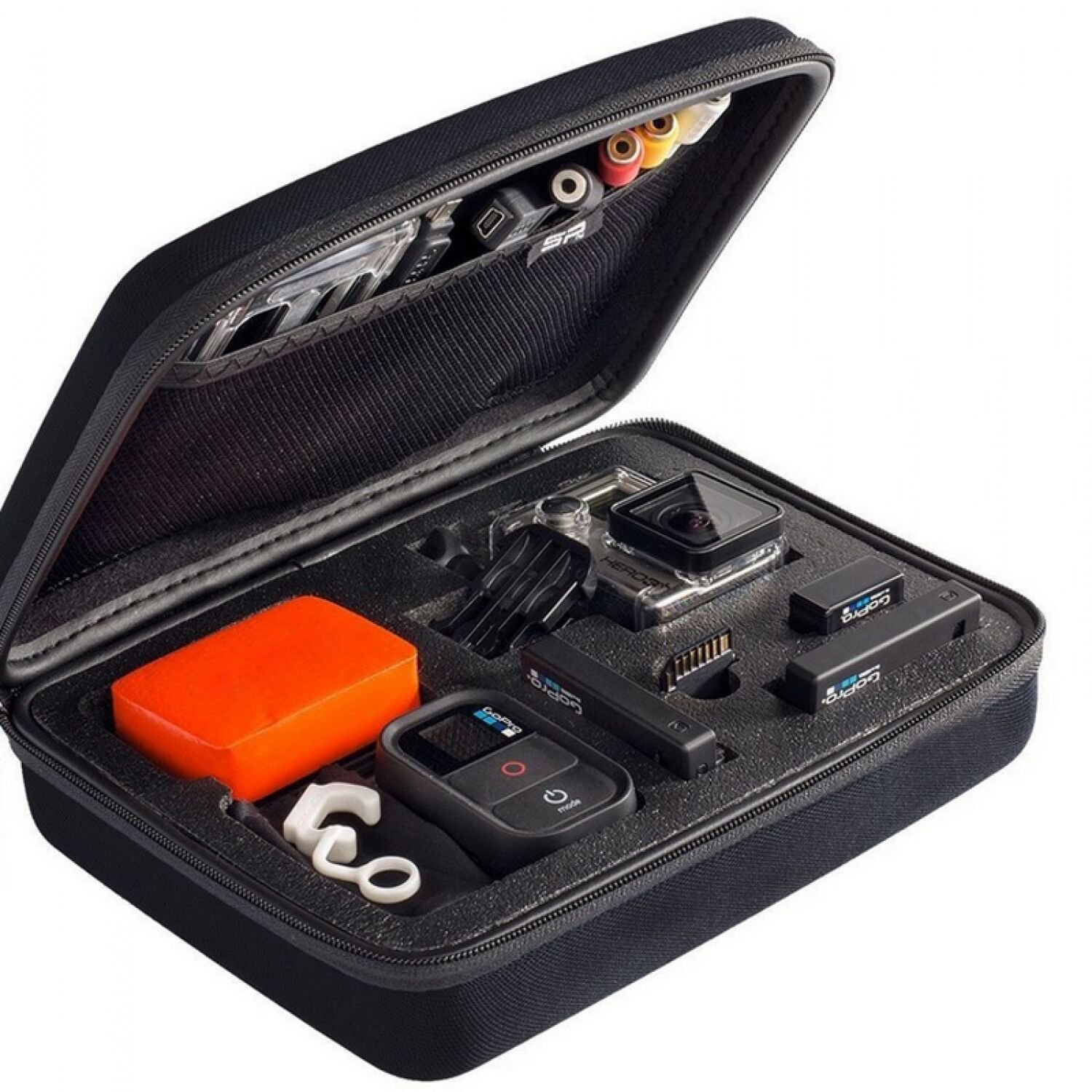 Portable For Gopro Case Water Resistant Protective EVA Bag Storage Accessory Box