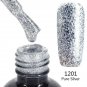 New 12 Color Nail Art Uv Led 12ml Nail Enamel Platinum Glitter DIY Soak Off Gel