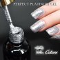 New 12 Color Nail Art Uv Led 12ml Nail Enamel Platinum Glitter DIY Soak Off Gel